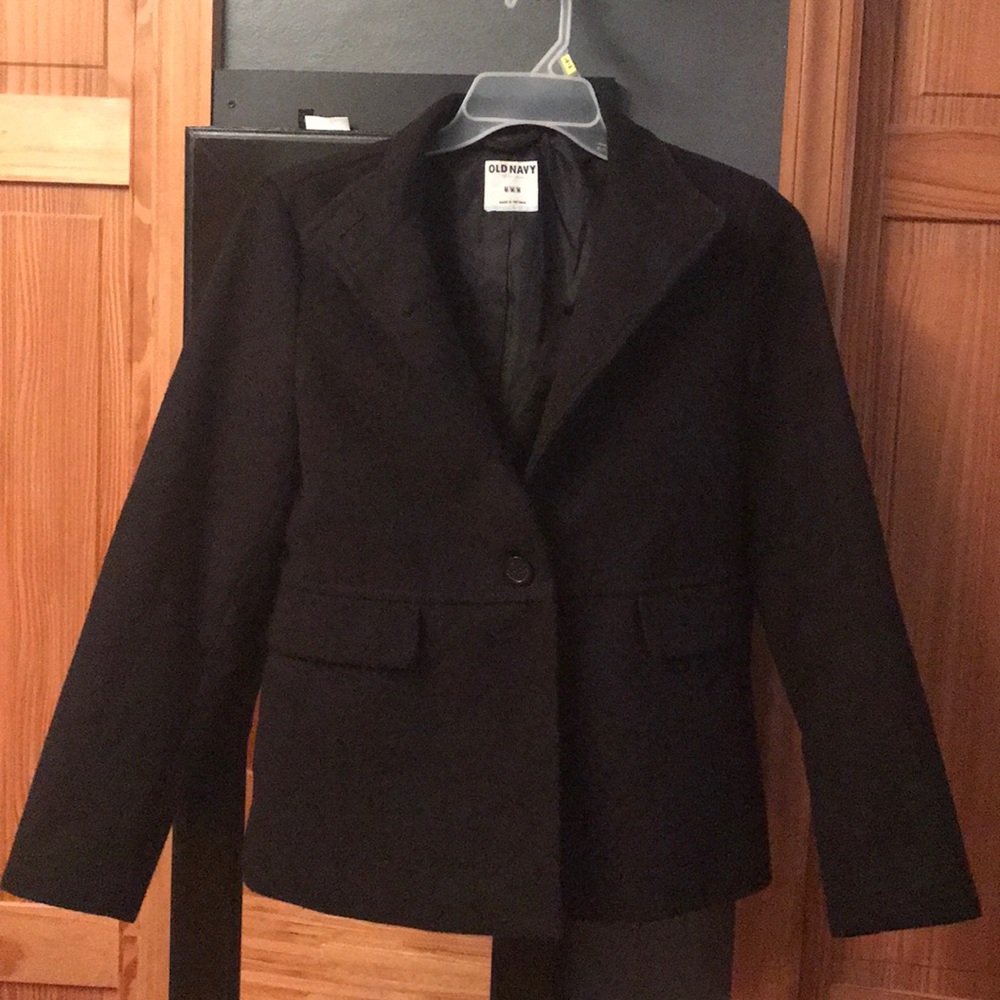 Old Navy Black Pea Coat